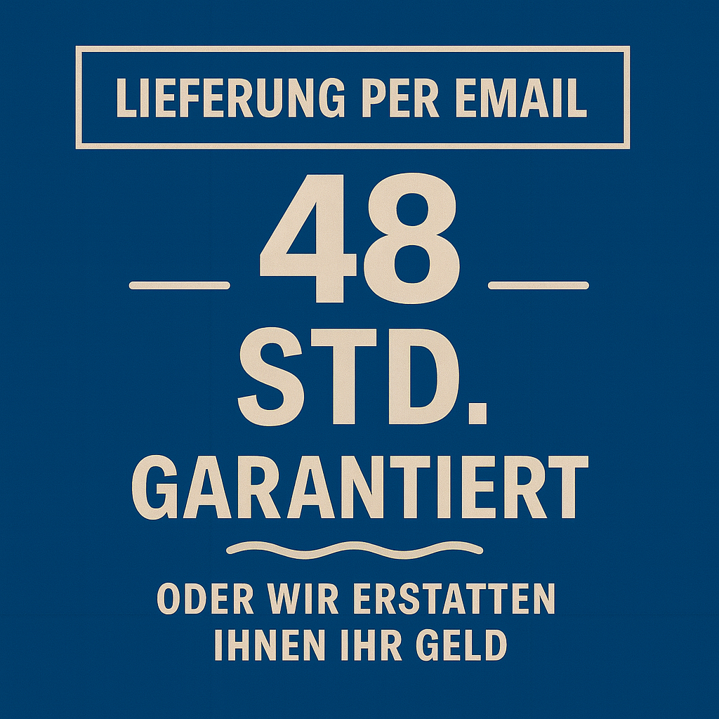 Lieferung in 48 Stunden garantiert – oder wir erstatten Ihr Geld
