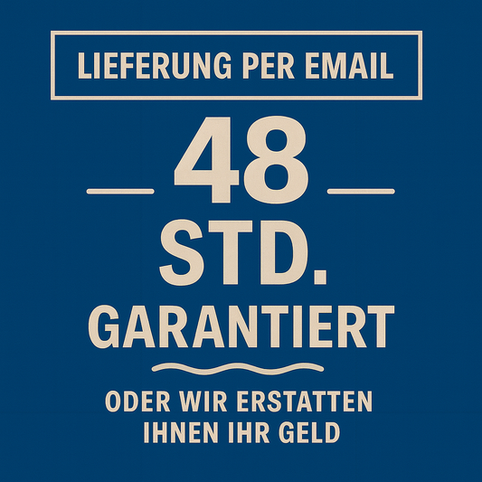 Lieferung in 48 Stunden garantiert – oder wir erstatten Ihr Geld